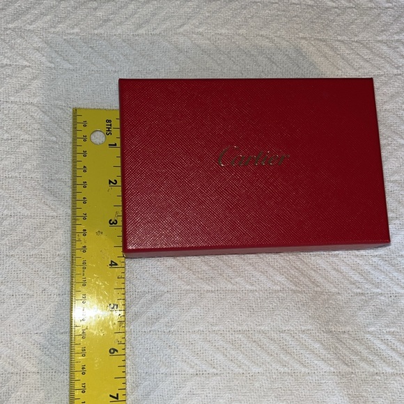 Cartier Signature Red Box with Black Cartier “Velvet” Pouch - Picture 5 of 9